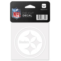 Pittsburgh Steelers Official NFL 4" x 4" Die Cut Car Decal Pitt Wincraft 454447