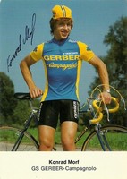 Konrad Morf - Radsport - Team GS Berger - Campagnolo - Autogrammkarte 