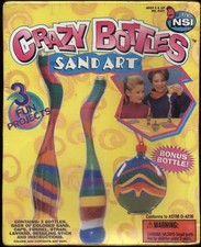 Nsi 3 fun projects Crazy Bottles Sand Art Kit 9347 *sealed