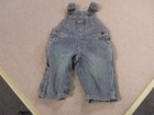 OSHKOSH B'GOSH Engineer Stripe Bib Overalls/Jeans/Pants Baby/Infant 3M 3 Months