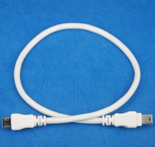 1ft 30cm Micro USB Type B male to mini USB B male WHITE Host OTG Adapter Cable