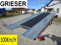 Neu 3000 kg KFZ Kipp Transportanhänger 100 km/h+ Seilwinde + Geschlossener Boden