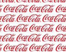 COCA COLA COTTON FABRIC-COCA COLA QUILTING FABRIC-COCA COLA COKE FABRIC-10051-01