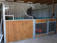 Pferdeboxen  Pferdestall Frontwand Vorderfront Nabu