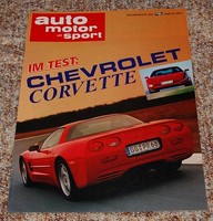Sonderdruck Ams Heft 9/1997 Im Test: Chevrolet Corvette mit 5,7 Liter-V8, 344 PS