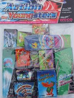 KINDER KIDS 145 TEILE PARTY KNALLER WECO FEUERWERK PARTY VULKANE KINDERFEUERWERK