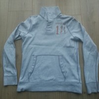 Original Hollister Sweatshirt Hoodie Shirt Pullover grau L