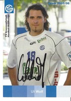 Autogrammkarte AK signiert signed TV Grosswallstadt  ULI WOLF