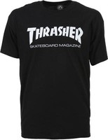 THRASHER T SHIRT SKATE MAG LOGO BLACK