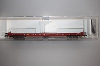 Fleischmann 5270 8-Achser Tiefladewagen Rollende Landstrasse Saadkms Spur H0 OVP
