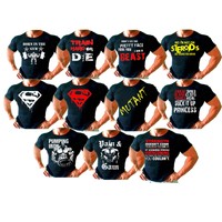 MMA FITNESSSTUDIO BODYBUILDING T-Shirt gewicht TRAINING top Kleidung SPORT kampf