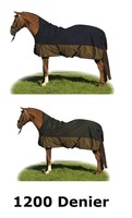 Weidedecke Highneck Florenz 1200 D HKM Regendecke Outdoordecke Pferdedecke