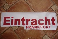 Eintracht Frankfurt Aufkleber 40 cm  lang Autoaufkleber Sticker