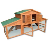 XXL Nagerhaus-, Hasen- Hühnerstall Kleintierhaus Freilauf Gehege