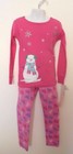 Carters Snowman w/Disney Princess Pajama's Holiday Girls Size 5/6 NWT