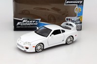 Brian´s Toyota Supra aus dem Film Fast and Furious 7 2015 weiß 1:24 Jada Toys