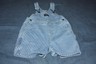 Baby Toddler Traditional Blue Striped Oshkosh B'Gosh Bibs Short Overalls 18 Mos