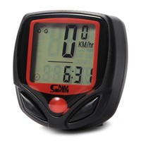 LCD Bicycle Fahrradcomputer Fahrrad Tachometer Wasserdicht Kilometerzähler CS274