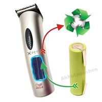 Akkuwechsel Wella Xpert HS50 - Service Akkutausch Akku Batterie Replace - HS 50