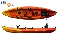 Sit on Top Kajak 2 Personen Angel Kajak inkl. 2 Sitzen & 2 Paddel Angelkajak