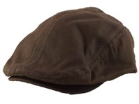 St. Pauli Schiebermütze Kappe SP251540 coldwash brown braun Totenkopf