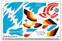 1/72 ep 2187 MIG 29 Fulcrum Farewell 2003 Pilot Oberstl. Tom Hahn JG 73 Steinhof