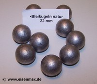 ø 22 mm Bleikugeln 1 kg Blei Modellbau Bleigranulat Bleigewicht Kugelblei lead