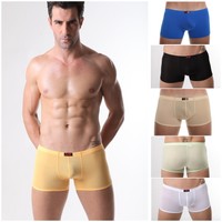 Eis Seide Angenehm Herren Sexy Unterwäsche Shorts Boxer Boxershorts Unterhose