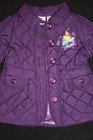 Disney Princess Purple Quilted Lightweight Jacket Coat Baby Girl's 12 Months 12M