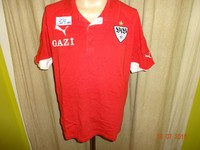 VfB Stuttgart Original Puma Spieler Polo-Hemd 2010/11 "GAZI" Gr.L