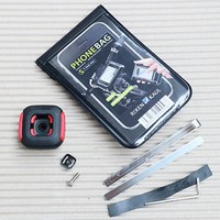 KLICKFIX PHONE BAG S + QUAD FIX LENKERADAPTER als Wetterschutz für Smartphone