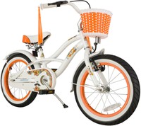 bike*star 40.6cm (16 Zoll) Kinder-Fahrrad Cruiser - Weiß