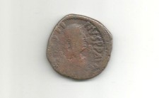 Ancient Byzantine Coin - - Emperor Justin I = Ae Follis I - S-62(Anc 406)