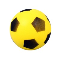 JOHN SOFTBALL Schaumstoffball Ball Softfußball weicher Fußball Größe 12cm GELB