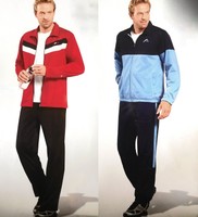 CRIVIT Herren Sport Trainingsanzug blau/rot o. hellblau/dunkelblau Gr. S M L XL 