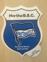 Hertha BSC Berlin Aufkleber Sticker Logo Bundesliga Fussball