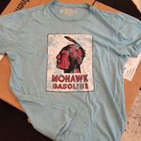The Original Retro Brand T-Shirt Mohawk Gasoline Gr. L Farbe hellblau