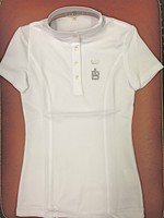 SSV  IRIS BAYER Turniershirt Bonny B. weiss mit Strass Applikationen 