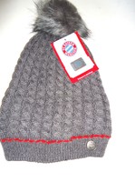 FC BAYERN Mütze Anthrazit Lady 19174, Fußball Fanshop, Damen Bekleidung (K10)