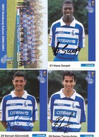 36  x  MSV Duisburg  2000/2001  Autogrammkartensatz  Nr.54