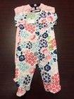  Sleepers Baby Girl Infant Footed 3 Months - 2 Pack - Brand New with tags NWT!!