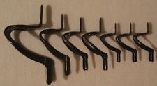 New Set of 7 American Tackle Black Amtak Trolling / Boat Fishing Rod Guides #1