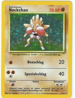 CCG 186 Pokemon Nockchan Foil aus Base Set