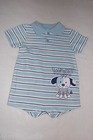 Toddler Boys Bodysuit FISHER PRICE Puppy Dog 24 Mo BLUE STRIPE Shorts SUMMER