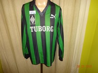 Borussia Mönchengladbach Puma Langarm Trikot 1990/91 "TUBORG" + Nr.8 Gr.L