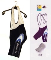 Nalini PRO Träger-Radhose EVERDONCK | Sitzpolster | schwarz/blau | Größe XL