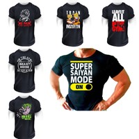 BODYBUILDING top T-Shirt Fitnessstudio Herren Trainieren Muskel Power Fitness