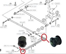 Mazda 626 tur hinten links