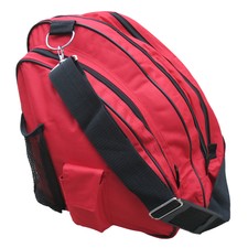 A&R Deluxe Ice Figure Skate Carry Bag Roller Blade In Line Bag Red-3 Skbagrd
