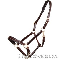 Auktion ~ Heinick Qualitäts Leder Halfter Nero Braun ~ Warmblut Full NEU